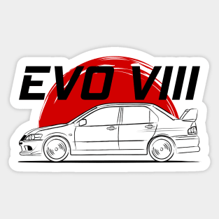 Lancer Evolution VIII Racing EVO 8 Sticker